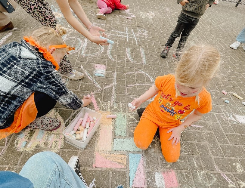 Koningsdag - Krijten