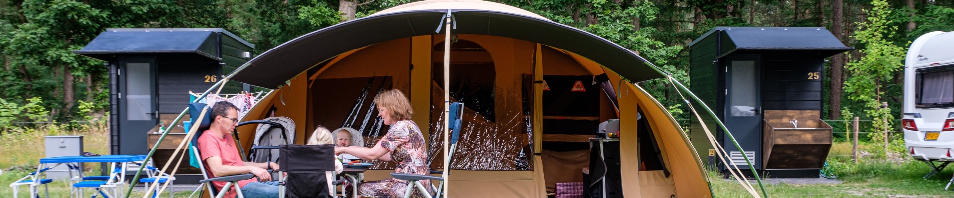 Fazant hele tent privesanitair